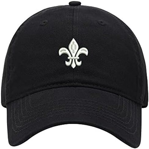 قبعة بيسبول للرجال Fleur De Lis 1 قبعة هدايا للأب مصنوعة من القطن المغسول والمطرزة in Saudi Arabia