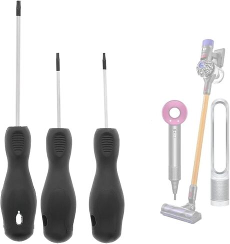 طقم فلتر HEPA متوافق مع المكانس الكهربائية Dyson DC18 - مرشحات المحرك قبل وبعد + مجموعة مفك براغي مكونة من 3 قطع لسهولة الاستبدال. in Kuwait