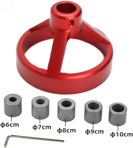 7pcs Metal Hole Puncher Woodworking Drilling Fixture for Precise Holes in Wood,Hole Drilling Positioning Kit,6/7/8/9/10mm in Kuwait