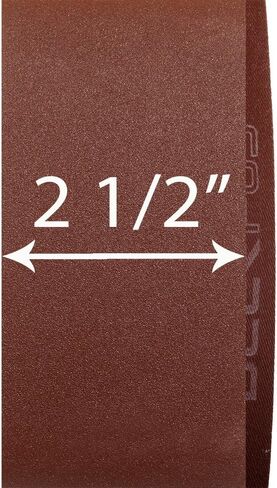 حزام صنفرة عالي الجودة مقاس 2-1/2 بوصة × 16 بوصة من كيستون 120X - 5 عبوات من Peachtree Woodworking - PW6017 in Kuwait