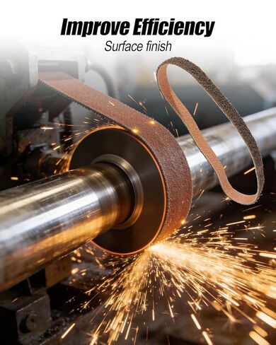 1 x 30 Inch Sanding Belts Grits Non Woven Surface Conditioning Fit for Pipe Tube Polisher Sander Metal Pole and Metal Fabricators Profession Sander Belt 60 Grit 120 Grit 240 Grit 600 Grit in Kuwait