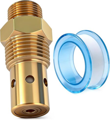 CAC-437-2 صمام فحص ضاغط الهواء 1/2 NPT 1/2 CFPC تركيبات نحاسية لـ DeVilbiss Craftsman 5HP IRL6560V IRL5G20 5E60VAD in Kuwait