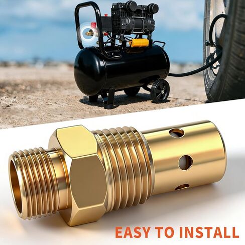 CAC-437-2 صمام فحص ضاغط الهواء 1/2 NPT 1/2 CFPC تركيبات نحاسية لـ DeVilbiss Craftsman 5HP IRL6560V IRL5G20 5E60VAD in Kuwait