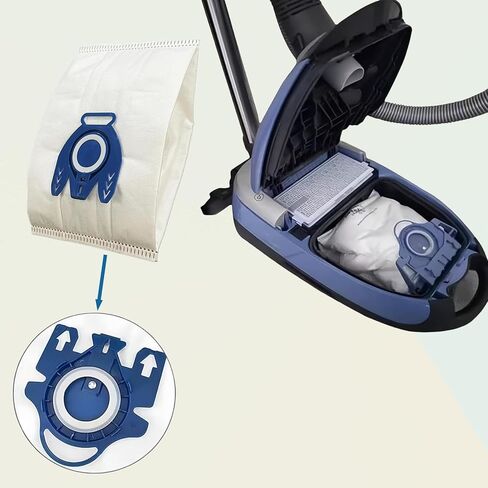 30 حزمة من أكياس مكنسة Airclean GN ثلاثية الأبعاد متوافقة مع سلسلة Miele Classic C1، Complete C1، Complete C2، Complete C3، S227/S240 S270 S400i S600 S2 S5 S8 in Kuwait