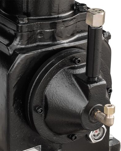 مضخة ضاغط الهواء البديلة 5 HP مرحلتين 2 اسطوانة من الحديد الزهر 19 SCFM بحد أقصى مع فلتر سحب لـ 80 جالون أو أكبر CS1105T in Kuwait