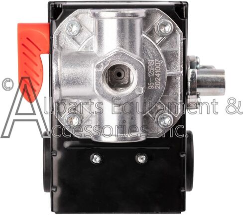 Z-AC-0628 مفتاح ضغط 4 منافذ 110-135 رطل لكل بوصة مربعة ثنائي القطب 120-240 فولت متوافق مع وحدات ضاغط الهواء بكابل Craftsman وDeVilbiss وPorter in Kuwait
