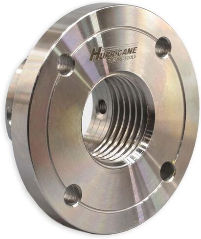 Hurricane Turning Tools, 3" Steel Faceplate For Wood Lathe, 1 1/4" x 8 TPI in Kuwait