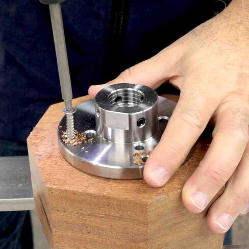 Hurricane Turning Tools, 3" Steel Faceplate For Wood Lathe, 1 1/4" x 8 TPI in Kuwait