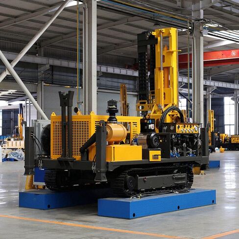 Low Noise Hydraulic Core Drill, Crawler Drilling Machine for Urban Surveys, Ideal for City Construction Site Investigation and Environmental Monitoring Projects in Kuwait