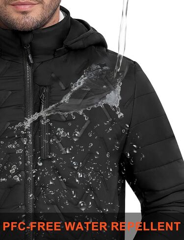 DEOLAX Heated Jacket with Battery Pack Included（Hidden Control） Waterproof Lightweight Heated Jackets for Men and Women in Saudi Arabia
