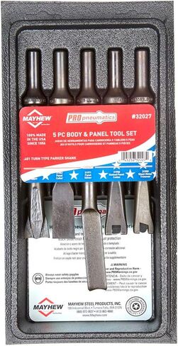 Mayhew Tools 32222 Pneumatic Tool Set, 5-Piece General, Black Oxide Finish in Saudi Arabia