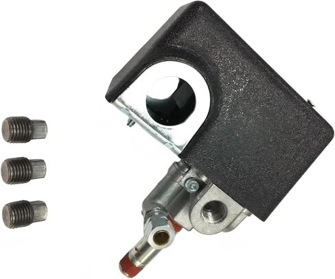 VP1055830 Air Compressor Pressure Switch with Unloader - for Champion Condor 11KCXEAFJ MDR 11/11 CC1019871 - Replacement Pressure Controller - 140-175 PSI, 26 Amps, 1/4" NPT 4 Port in Kuwait