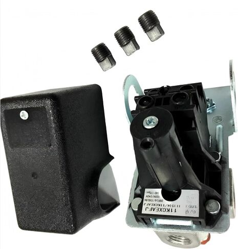 VP1055830 Air Compressor Pressure Switch with Unloader - for Champion Condor 11KCXEAFJ MDR 11/11 CC1019871 - Replacement Pressure Controller - 140-175 PSI, 26 Amps, 1/4" NPT 4 Port in Kuwait