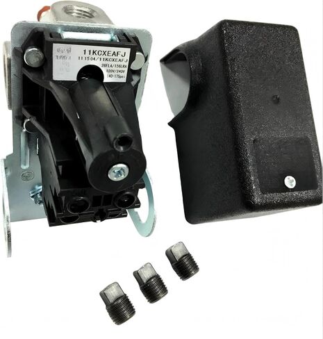 VP1055830 Air Compressor Pressure Switch with Unloader - for Champion Condor 11KCXEAFJ MDR 11/11 CC1019871 - Replacement Pressure Controller - 140-175 PSI, 26 Amps, 1/4" NPT 4 Port in Kuwait