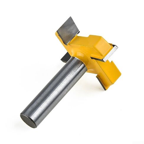 CNC Spoilboard Surface Router Bit 1/2 بوصة عرقوب 2 بوصة قطع القطر كربيد يميل أداة للخشب MDF الخشب الرقائقي مع 2 بوصة قطع القطر 1/2 بوصة طول القطع 4 أجنحة in Kuwait
