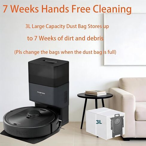 16 حزمة من أكياس الغبار Qrevo لـ Roborock QV 35A/Qrevo S5V/Saros 10R/Qrevo Edge S5A/Qrevo CurvX/S5X/MaxV/Pro/Master/S8 MaxV Ultra/QX Revo Ultra Robot Vacuum Cleaner، مكنسة كهربائية روبوتية. in Kuwait