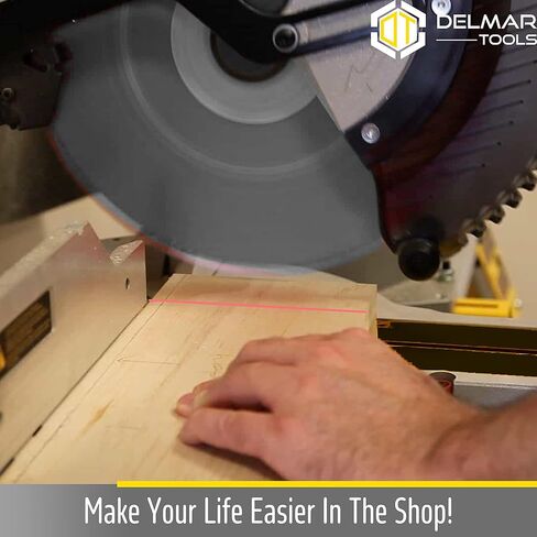 Miter and Portable Saw Laser Guide, Bright Laser Turns On With Saw, Makes Precision Cuts Easy, Fits Most Saws With 3/8" Arbor, Installs In Minutes in Kuwait
