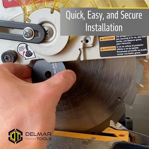 Miter and Portable Saw Laser Guide, Bright Laser Turns On With Saw, Makes Precision Cuts Easy, Fits Most Saws With 3/8" Arbor, Installs In Minutes in Kuwait