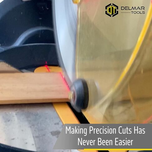 Miter and Portable Saw Laser Guide, Bright Laser Turns On With Saw, Makes Precision Cuts Easy, Fits Most Saws With 3/8" Arbor, Installs In Minutes in Kuwait