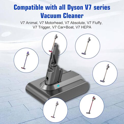 ترقية V7 21.6V 7000mAh بطارية ليثيوم أيون بديلة لبطارية V7 7.0Ah 21.6 فولت متوافقة مع SV11 محرك رأس الزناد HEPA سيارة + قارب مطلق رقيق أدوات كهربائية محمولة in Kuwait