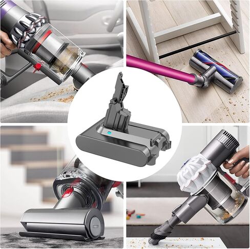 ترقية V7 21.6V 7000mAh بطارية ليثيوم أيون بديلة لبطارية V7 7.0Ah 21.6 فولت متوافقة مع SV11 محرك رأس الزناد HEPA سيارة + قارب مطلق رقيق أدوات كهربائية محمولة in Kuwait