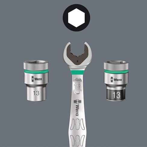 WERA - 05005510001-8790 B مقبس Impaktor مع محرك 3/8 بوصة، 19 × 30 مم in Kuwait