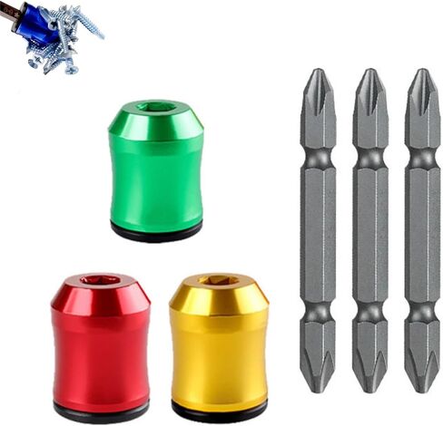 Screwdriver head magnetic ring, anti slip detachable universal type, suitable for electric screwdriver head, home machinery maintenance, woodworking essential tool (5) in Saudi Arabia