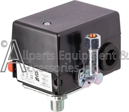 AC-0427 Pressure Switch 1/4" NPT Single Port 110-135 PSI 2-Pole 120-240V Compatible with Craftsman and DeWALT Air Compressor Units in Kuwait