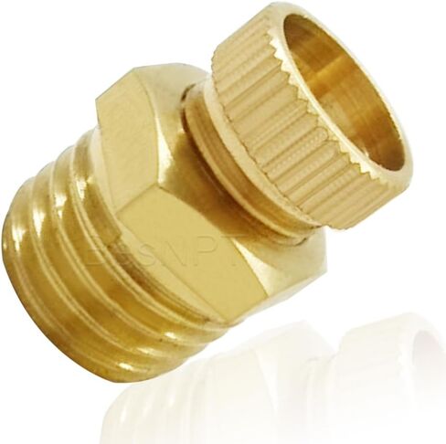 Brass 1/4'' NPT Male Air Compressor Drain Valve Tank Drain Cock Valve (Pack of 2) in Kuwait