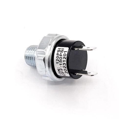 #AB-9063227 مفتاح تشغيل ضغط ضاغط الهواء مغلق 150PSI NO 120PSI يناسب CAP1512-OF النوع 0، CAP2000P-OF النوع 1 قطعة بديلة جديدة لـ Bostitch in Kuwait