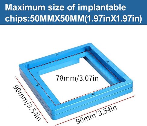 BGA Reballing Station, 90mm x 90mm Universal Stencils Holder Template Fixture Jig with Hand Shank, with 10 steel templates, Aluminum Alloy BGA Ball Planting Table with scale, Adjustable in Kuwait