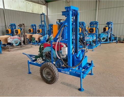 Outdoor Hydraulic Water Well Driller, All Terrain Drilling Machine for Rural Development, Ideal for Remote Farmstead Country Cabin and Agricultural Water Setup Projects in Kuwait