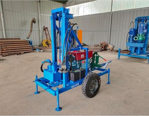 Outdoor Hydraulic Water Well Driller, All Terrain Drilling Machine for Rural Development, Ideal for Remote Farmstead Country Cabin and Agricultural Water Setup Projects in Kuwait