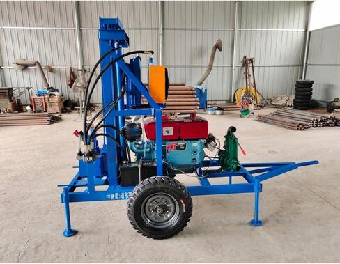 Outdoor Hydraulic Water Well Driller, All Terrain Drilling Machine for Rural Development, Ideal for Remote Farmstead Country Cabin and Agricultural Water Setup Projects in Kuwait
