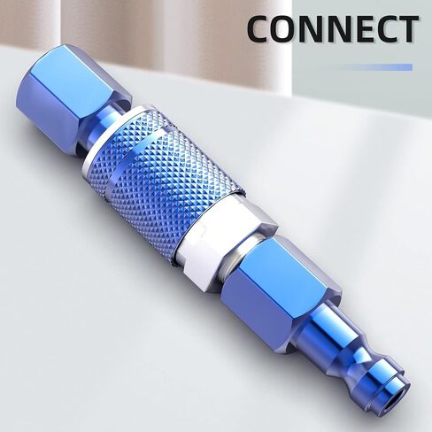 GASHER 20PCS 1/4-Inch NPT Female Blue Aluminum Industrial Air Plug, Pneumatic Plugs 300PSI in Kuwait
