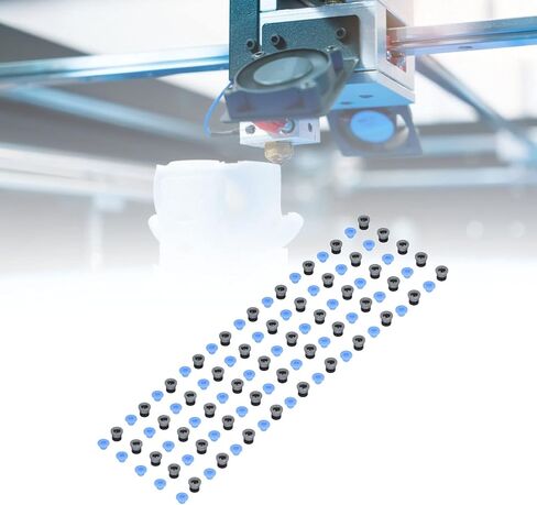 50 قطعة رأس موصل صمام هوائي PTFE ECAS04 مكونات مجموعة استبدال موصل صمام التحكم في الهواء، للطابعة ثلاثية الأبعاد، مناسبة للطارد in Kuwait