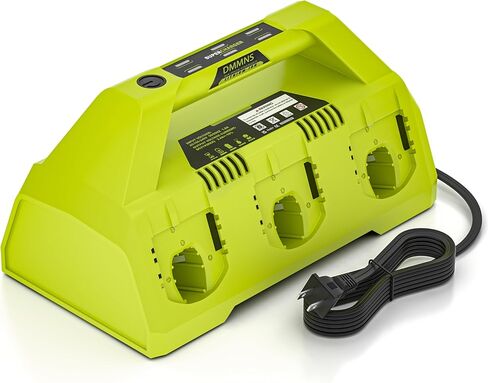 2026 محطة شحن فائقة السرعة 6 منافذ 18 فولت بديلة لشاحن Ryobi P117 P135، متوافقة مع بطاريات ليثيوم أيون Ryobi 18 فولت in Kuwait