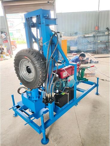 Compact Hydraulic Well Driller, Low Profile Drilling Machine for Residential Yards, Ideal for Suburban Homestead Small Garden and Water Feature Projects in Kuwait