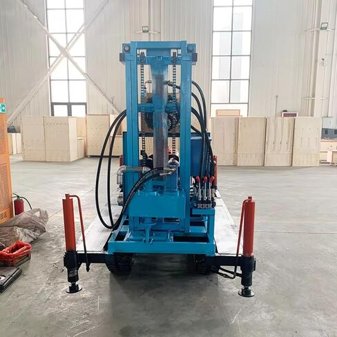 Small Water Well Drill Rig With Strong Power Head Portable Borehole Drilling Equipment for Residential Rural Water Supply Farmland Irrigation in Kuwait