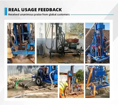 Water Well Drilling Rig Customizable Multi Functional Hydraulic Borehole Machine for Home Use Construction Dewatering Small Farm Irrigation Remote Site Access in Kuwait