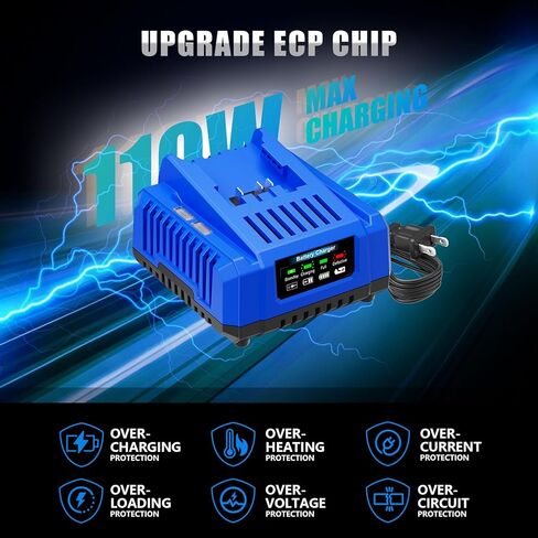 KRC2445-03 3.0A استبدال شاحن سريع لشاحن بطارية Kobalt 24v KRC 2404-03 KCH2411-03 KDPC 124-03، متوافق مع بطارية 24 فولت KB 224-03 KB 424-03 KB 524-03 KB 624-03 KXB 424-03 KXB 824-03 in Kuwait