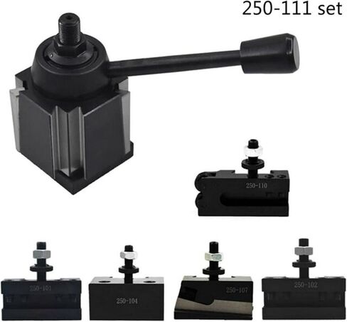 مجموعة أدوات التغيير السريع من AXA Wedge Type 250-111، عمود أدوات لمخرطة صغيرة سوينغ 12 بوصة حامل أدوات مخرطة CNC in Kuwait