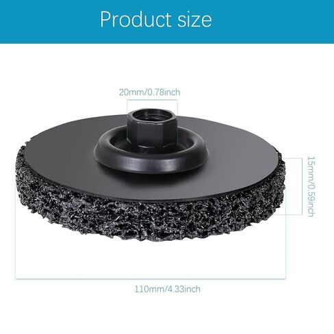 4-1/2 Inch Paint Eater Replacement Discs 0513041 for Rotating Palm Sander, for Paint, Rust and Varnish Removal (5 Pack) in Kuwait