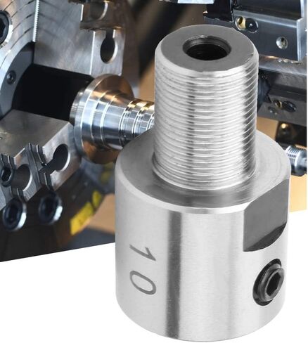 Stainless Steel Chuck Connecting Rod High Hardness for Mini Lathe Machine K01 50/63 K02 50/63 (10mm handle*M14*1) power drill accessories in Kuwait