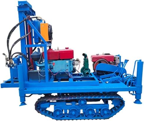 All-Terrain Crawler Water Well Drilling Machine, Powerful Hydraulic Borehole Machine for Residential Water Supply & Ground Source Heat Pumps, with Exceptional Climbing Ability in Kuwait