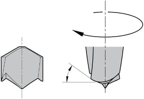 CMT 311.030.22 Solid Carbide Dowel Drill, 3mm (1/8-Inch) Diameter, 10X38mm Shank, Left-Hand Rotation in Kuwait