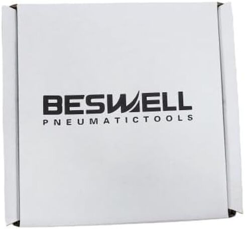 مفتاح ربط هوائي من BESWELL مقاس 1/2 بوصة مع غطاء معدني متين، أداة تأثير هوائي بقوة 1254 قدمًا رطلًا، آلية مطرقة مزدوجة لصيانة السيارة وإزالة صامولة العروة، BW-112FN-A in Kuwait