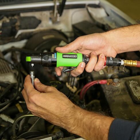 OEMTOOLS 24415 1/4 بوصة محرك سقاطة الهواء، مفتاح ربط السقاطة مع 700 دورة في الدقيقة، 50 قدم/رطل. عزم الدوران، تثبيت مدمج في المساحات الضيقة، أداة آلية خفيفة الوزن in Kuwait