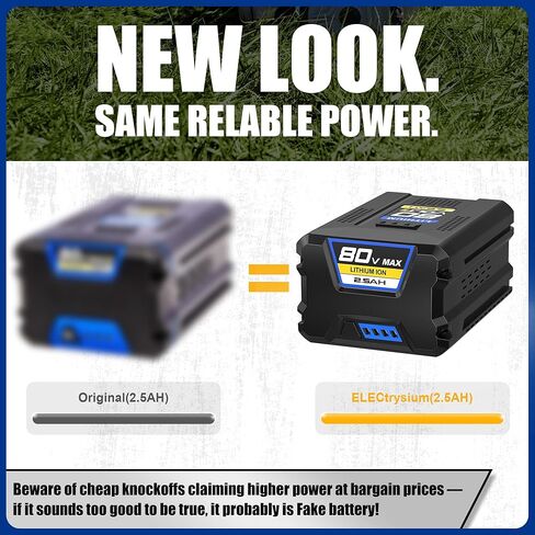 Replacement for Kobalt 80V Battery 2.5Ah Compatible with Kobalt 80-Volt KB2580-06 KB680-06 KB280-06 2910303-RC Cordless Power Tool, Rechargeable Lithium Ion in Kuwait