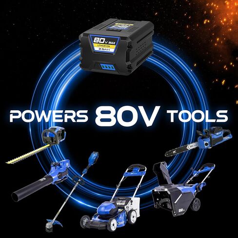 Replacement for Kobalt 80V Battery 2.5Ah Compatible with Kobalt 80-Volt KB2580-06 KB680-06 KB280-06 2910303-RC Cordless Power Tool, Rechargeable Lithium Ion in Kuwait